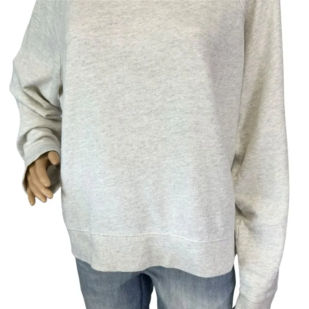 J. Crew Vintage Fleece Sweatshirt Gray Size XL